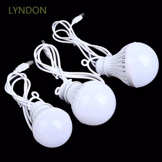 Lyndon โคมไฟ 3W / 5W / 7W 1.2m Usb หลากสี 5V สําหรับตั้งแคมป์กลางแจ้ง