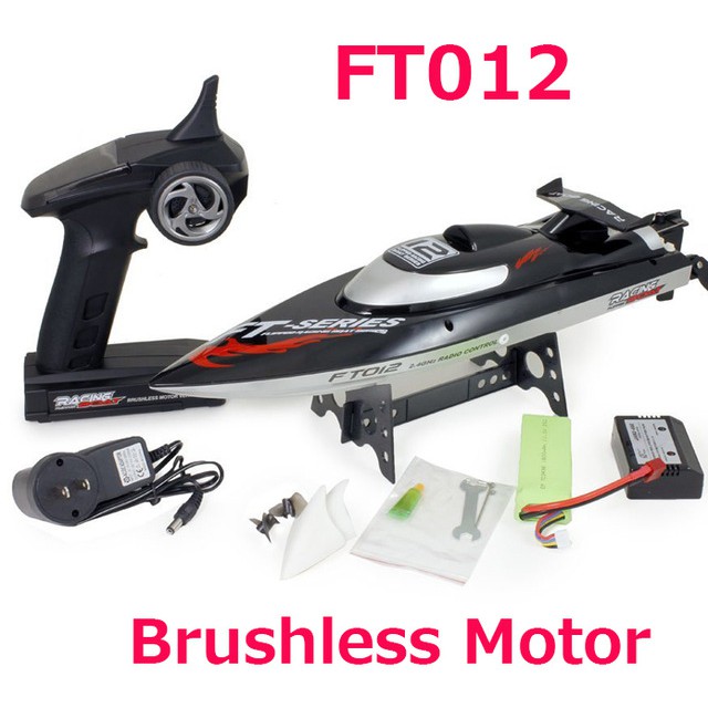 เรือบังคับไฟฟ้า Motor Brushless RC Racing Boat Feilun FT012 ระบายความร้อนด้วยน้ำ ทำความเร็วได้กว่า 4