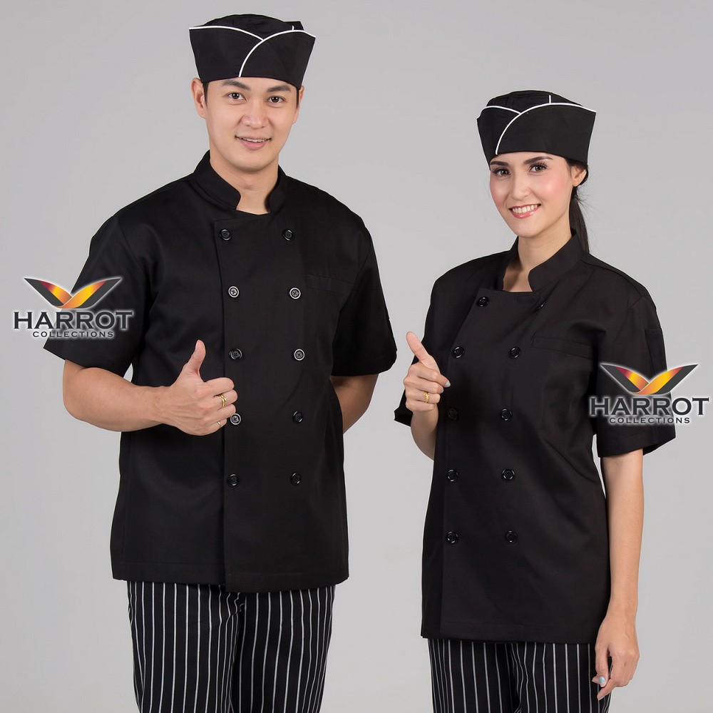 เสื้อกุ๊กแขนสั้น เสื้อเชฟแขนสั้น