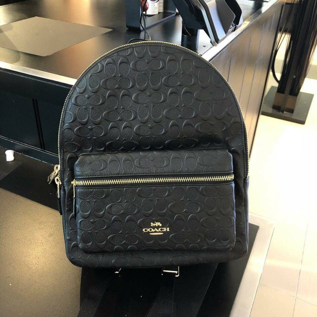 COACH MEDIUM CHARLIE BACKPACK IN SIGNATURE LEATHER Shopee Thailand