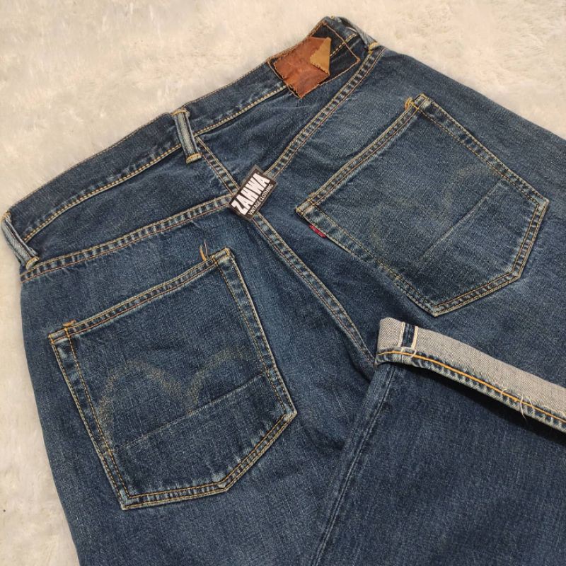 กางเกงยีนส์ Evisu Selvedge