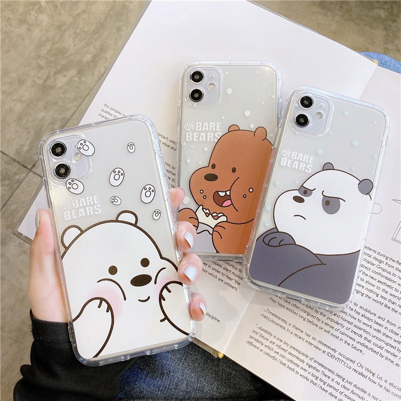 เคสโทรศัพท์ลายเคสโทรศัพท์มือถือลายการ์ตูนหมีสําหรับ Iphone 11 Pro