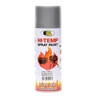 Bosny สีสเปรย์ทนความร้อน 1200°F บอสนี่ ขนาด 400 CC. สเปรย์ทนความร้อนสูง สีทนความร้อน Hi-temp 1200F