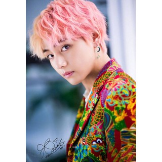 โปสเตอร์ อาบมัน รูปถ่าย บอยแบนด์ เกาหลี BTS 방탄소년단 V Kim Tae-hyung 김태형 POSTER 14.4"x21" Inch Korea Boy Band K-pop Hip Hop