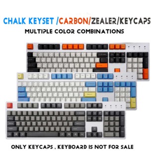 **พร้อมส่ง**  Keycap 87/104 Keys Color set Matching Keycaps for Cherry MX Keyboards Accessories