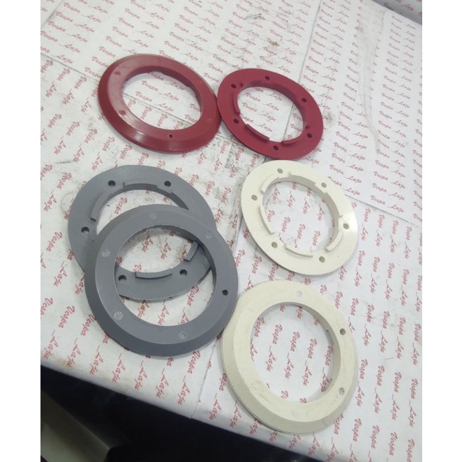 Putih MERAH Lakson ยางแตรสําหรับ Vespa Super Sprint Bajaj Vbb Ash สีแดงและสีขาว