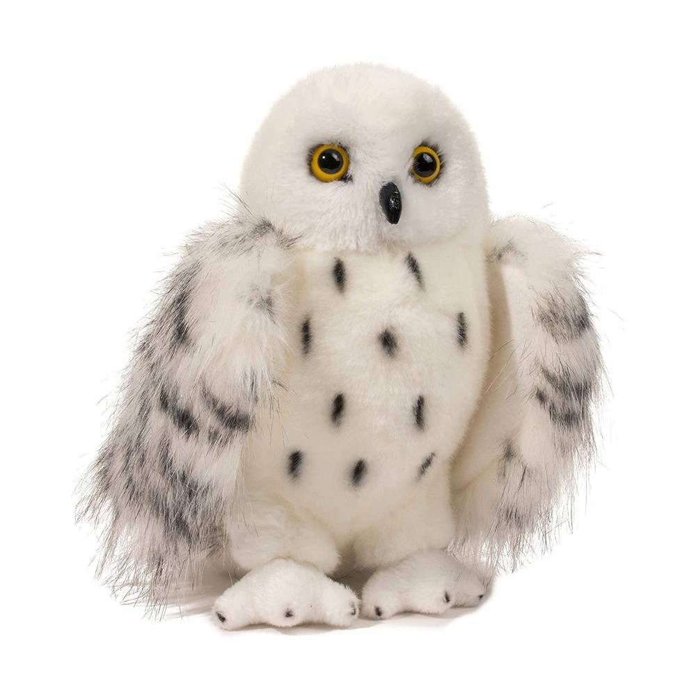 Douglas Wizard Snowy Owl - ตุ๊กตานิ่มนกฮูกหิมะ วิซาร์ด ขนาดสูง 8 นิ้ว