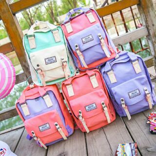 สีชมพู-ม่วงของเข้าแล้ว กระเป๋าเป้Doughnut ❌กดซื้อแล้วอย่ากดยกเลิก เซ็ง!