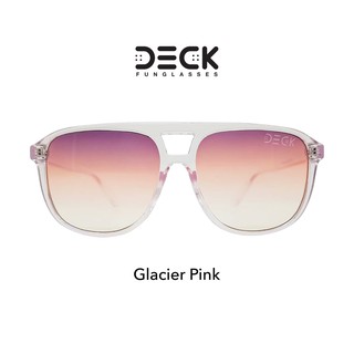 DECK แว่นตากันแดด รุ่น Glacier  เลนส์สี Clear Pink ชมพูใส *ของแท้ ประกันศูนย์*