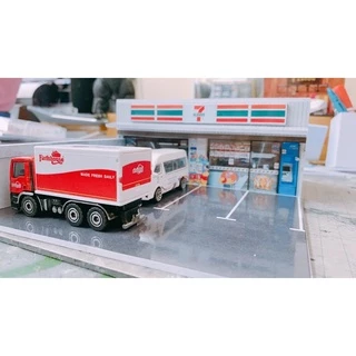 ฉากโมเดลรถ 1/64 (ฉากร้านสะดวกซื้อ)