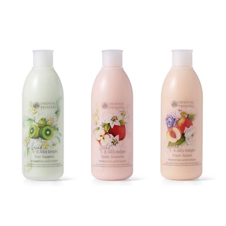 โลชั่นทาตัวกลิ่นผลไม้ Fresh &amp; Juicy Delight Peach Sorbet/Apple Smoothie/Kiwi Squeeze Shimmering Moisturiser