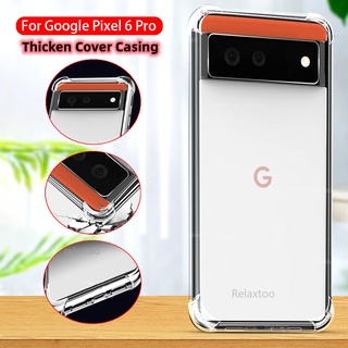 เคสซิลิโคน TPU แบบใส กันกระแทก สําหรับ Google Pixel 6 Pro Pixel 6a Pixel6 Pro Pixel6Pro 6Pro Pixel 6 a Pixel6a