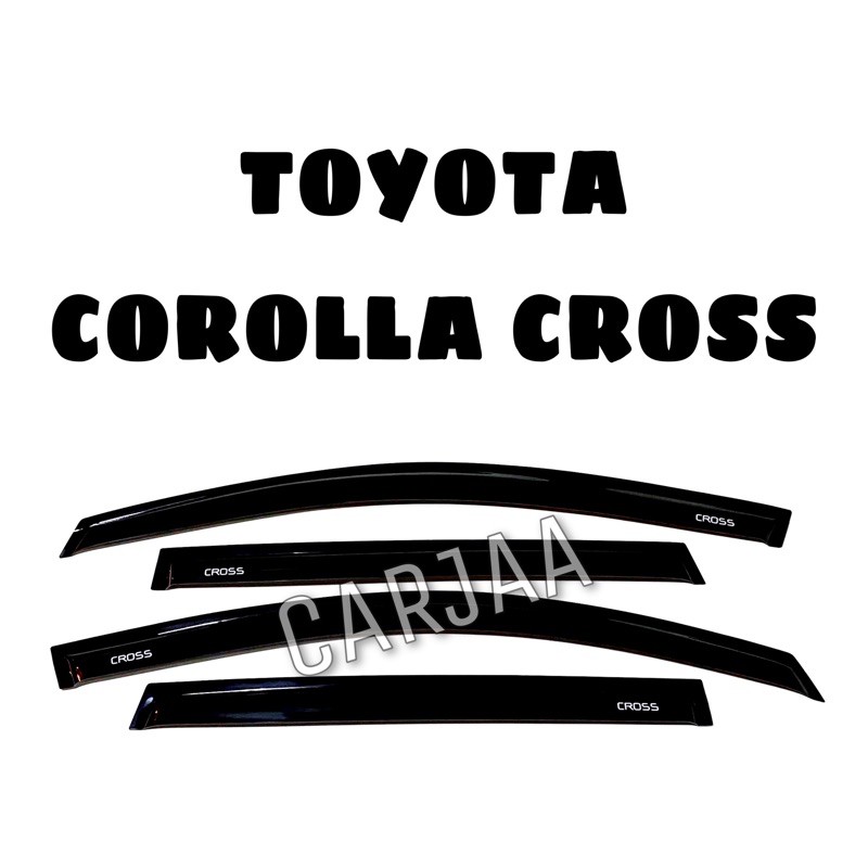 คิ้ว/กันสาดรถยนต์ โคโรลล่า ครอส Toyota Corolla Cross