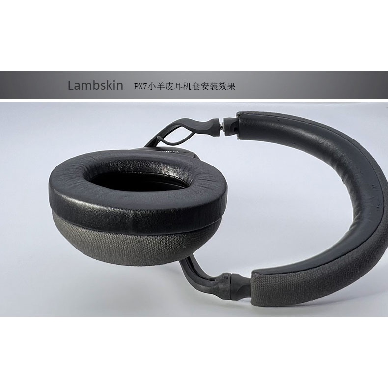 ฟองน้ําครอบหูฟัง หนังแกะ แบบเปลี่ยน สําหรับ Bowers & Wilkins (B & W) PX7 หูฟัง Earpad