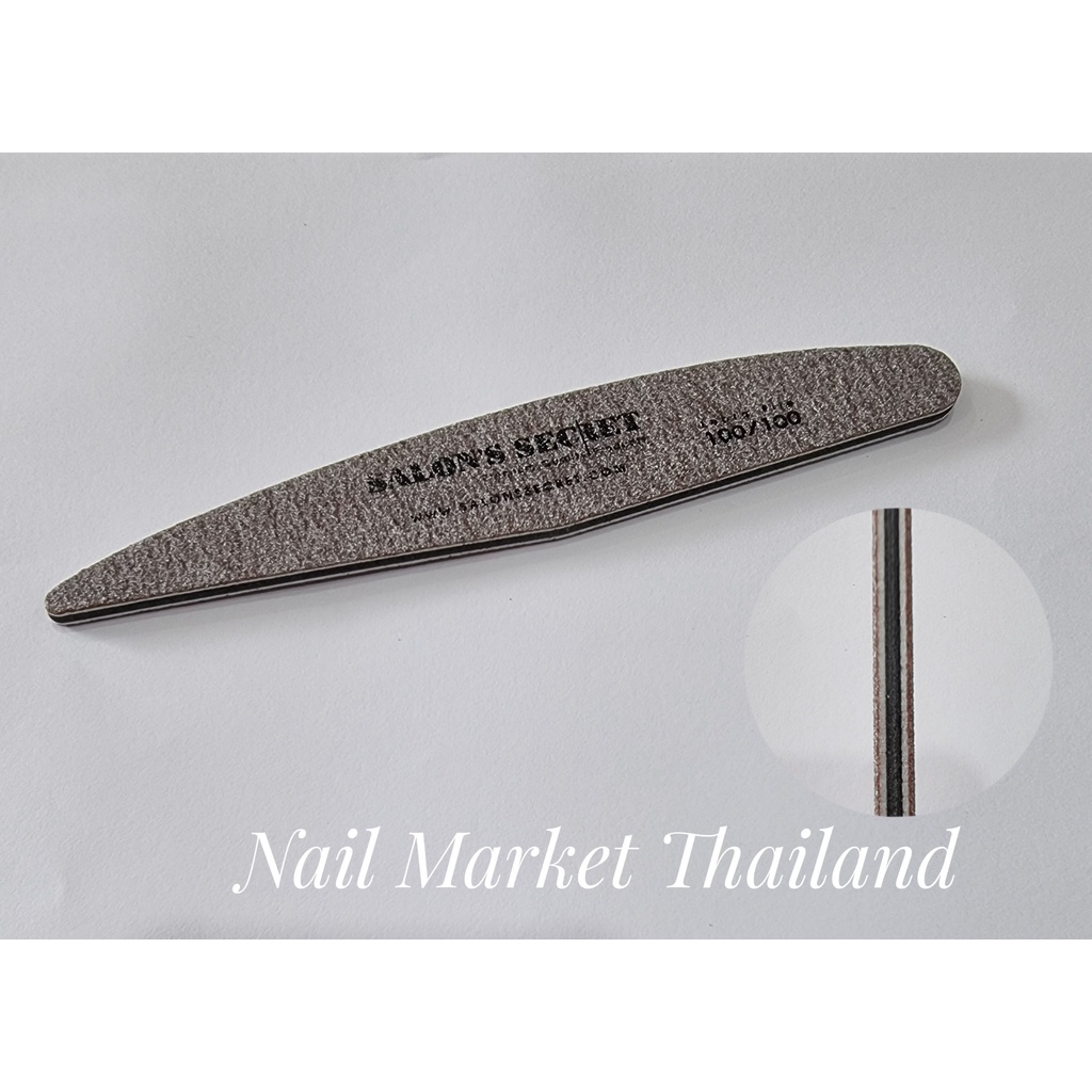 ตะไบหยาบ แยกชิ้น หลายตัวเลือก Salon Secret เกรดพรีเมี่ยม นำเข้าจากเกาหลี Nail Market พร้อมส่ง