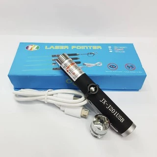 Laser เลเซอร์แสงเขียว 5หัว เลเซอร์พกพา เลเซอร์ชาร์จไฟ 3000mW ชาร์จ USB
