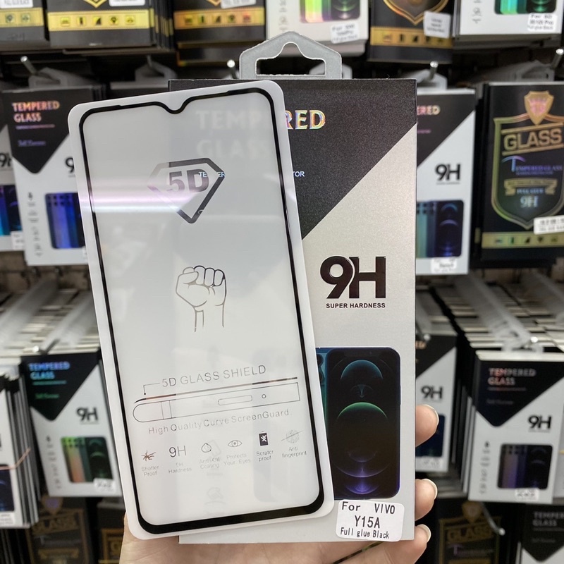ฟิล์มกระจก เต็มจอ ViVo Y15A #0