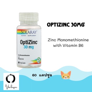 Solaray OptiZinc 30 mg. with Vitamin B-6 60caps