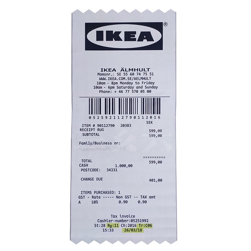 พรมยาวใบเสร็จไอเกีย IKEA พรมปูพื้นกันลื่น พรมห้องนั่งเล่น ห้องนอน พรมทางเดิน พรมขนสั้นซักได้ พรมตกแต่งบ้าน พรมเช็ดเท้า พรมราคาถูก พรมนอร์ดิก
