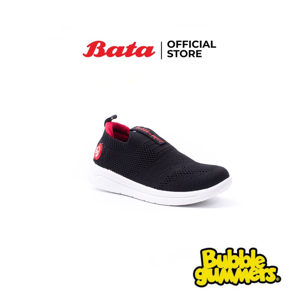 Bata บาจา ยี่ห้อ Bubble Gummers รองเท้าผ้าใบ สนีคเคอร์ รองเท้าใส่เล่นกีฬา สำหรับเด็กผู้ชาย รุ่น Flex4u สีดำ 1596540