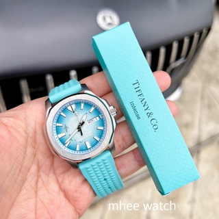 Seiko Mod Special Project Tiffany Blue Shark Face