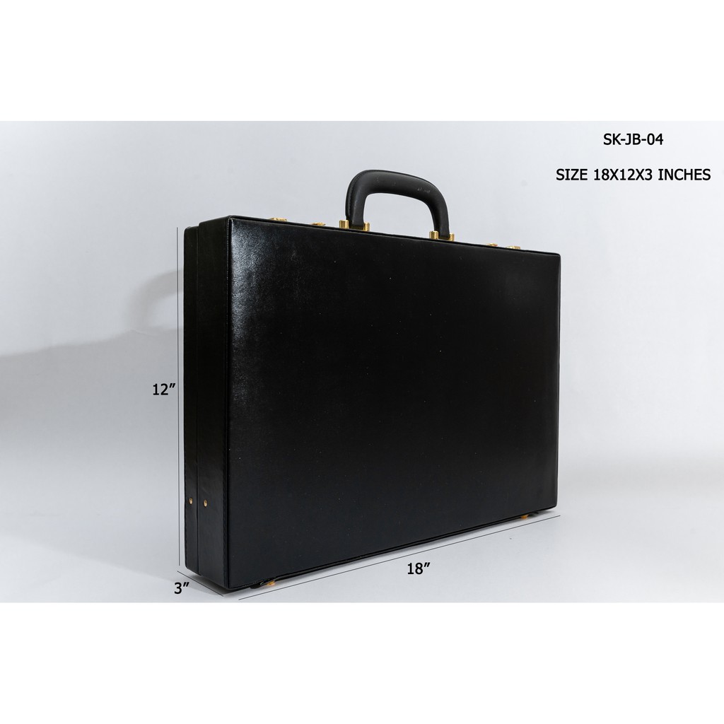 กระเป๋าเจมส์บอนด์ กระเป๋านายร้อย กระเป๋าเอกสาร กระเป๋าทนายความ ขนาด 18×13x6 นิ้ว รุ่น SK-JB-10