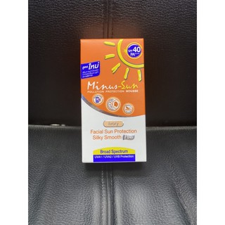 Minus-sun spf40 pa+++ 40g สี ivory