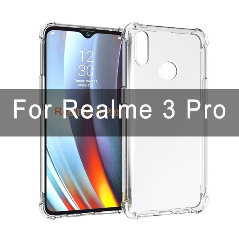 เคสสีดำ / เคสใสกันกระแทก ออปโป้ เรียวมี3โปร (2019) หน้าจอ 6.3นิ้ว Case Tpu Shockproof For OPPO Realme3Pro (2019)