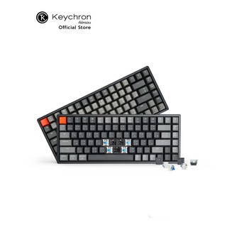 [ของแท้-ศูนย์ไทย] Keychron K2 75% Wireless Mechanical Keyboard Thai (คีย์บอร์ดไร้สายภาษาไทยขนาด 75%)