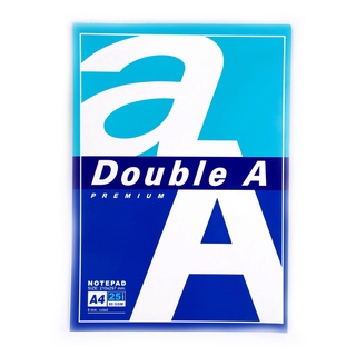 สมุดรีพอต ฉีกมีเส้นดับเบิ้ลเอ DoubleA Notepad A4 80แกรม/25แผ่น 1 เล่ม