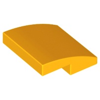 ( use ) ชิ้นส่วนเลโก้มือสอง part 15068 Slope, Curved 2 x 2 x 2/3