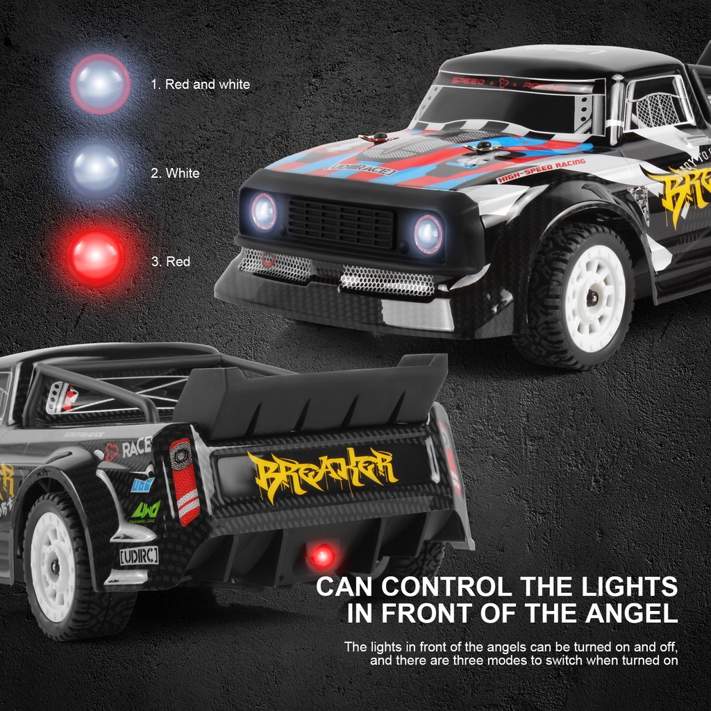 UD1601 116 2.4G 4WD RC Racing Car High Seed Car RTR Drift Alloy Off ...