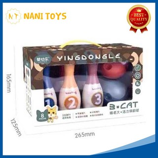 Nanitoys ชุดโบว์ลิ่งพลาสติก เสริมทักษะ (WJ36)