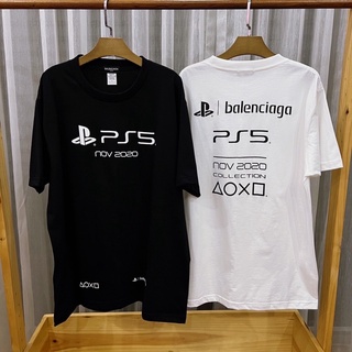 เสื้อยืดผ้าฝ้ายพิมพ์ลาย【COD】 [Street.32] เสื้อยืดแขนสั้น บาเลนน สกรีนเพล5 COMEING CLUB