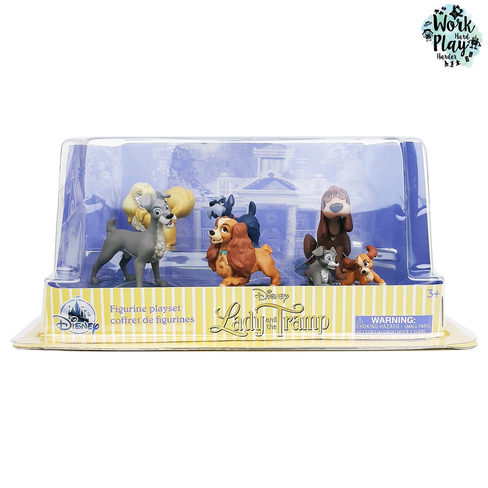 Lady and The Tramp Figurine Playset