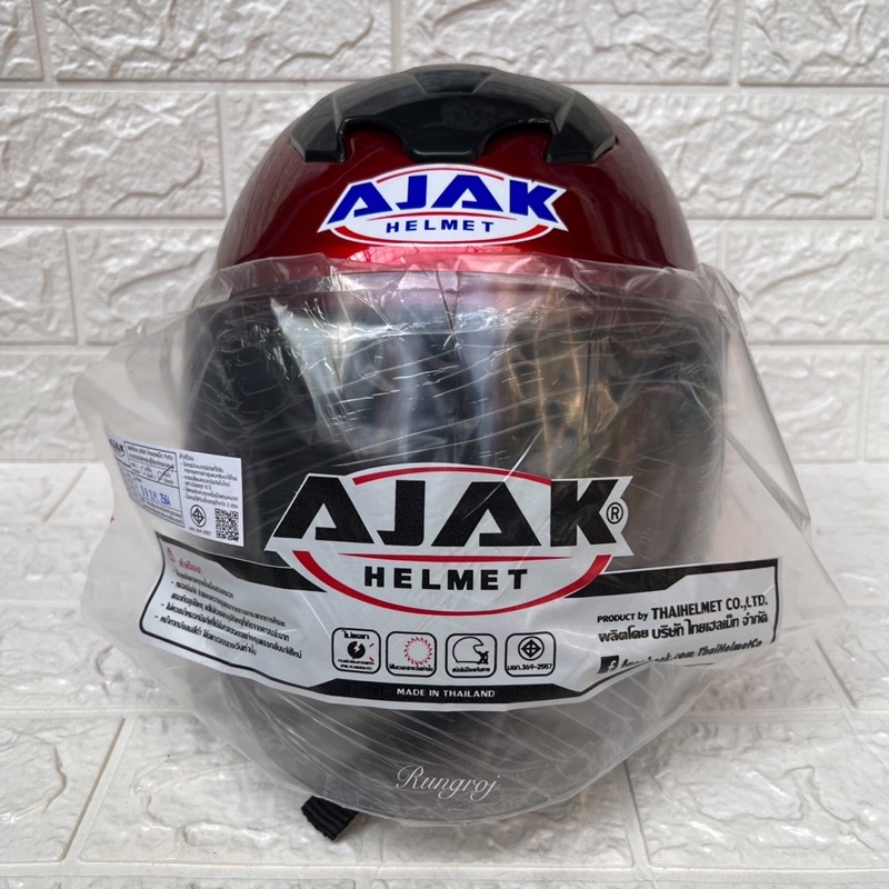 หมวกกันน็อคเต็มใบ AJAK HELMET รุ่น KIRIN + กระจกหน้าหมวกแยกขาย - รูปที่ 2