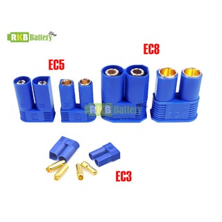 [พร้อมส่ง] (1คู่) EC5 EC8 Banana Plug High Current 120A 160A Power Battery Pack Connector Male Female Plugs