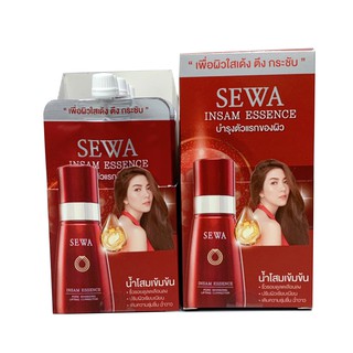SEWA INSAM ESSENCE น้ำโสมเซวา SEWA by วุ้นเส้น ราคาส่งยกกล่อง 1กล่องบรรจุ6ซอง(ซอง8ml)