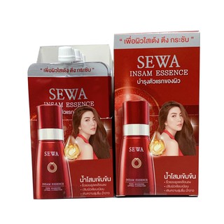 SEWA INSAM ESSENCE น้ำโสมเซวา SEWA by วุ้นเส้น ราคาส่งยกกล่อง 1กล่องบรรจุ6ซอง(ซอง8ml)