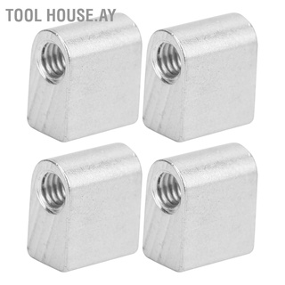 [Tool House.ay] 4Pcs Inside Corner Gusset Bracket Single‑End Right‑Angled 90 Degree Seat 3203‑0001‑0001