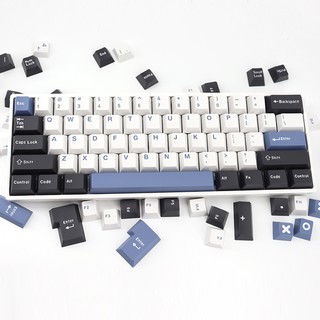 แป้นพิมพ์ Arctic Double Shot สําหรับคีย์บอร์ด Ansi Iso Layout Original Cherry ABS สําหรับ Mx Mechanical Kbd75