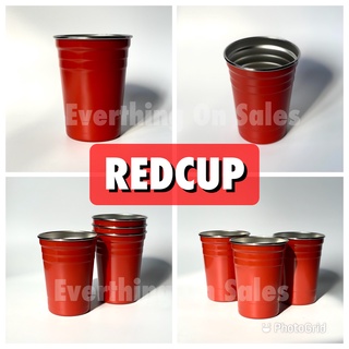 แก้วแดงปาร์ตี้ **สแตนเลสคุณภาพดี** Red Cup Party