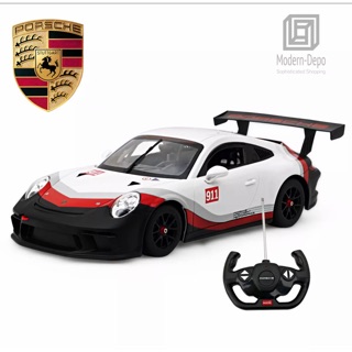 รถบังคับวิทยุPorsche 911 GT3 Cup 1:14 มีไฟหน้าและไฟท้ายรายละเอียดสวยสมจริงสามารถบังคับได้จริง