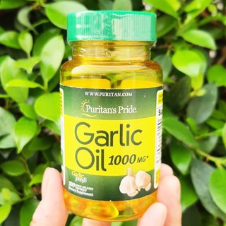 น้ำมันกระเทียมสกัด Garlic Oil 1000mg 100 Softgels (Puritans Pride®)