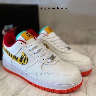 รองเท้า Nike Air Force 1 Low 07 LX Year of the Tiger 🌵🌈🔥 สินค้าพร้อมกล่อง รองเท้าสีขาว