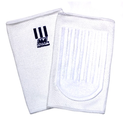 (โค้ด SPORTSEP40 ลดทันที 40.- ) NATIONMAN สนับเข่าลูกฟูก(knee) สำหรับฝึกซ้อม No.542 สีขาว
