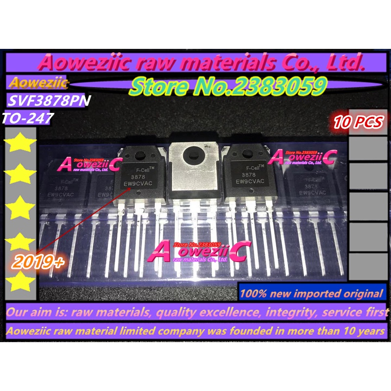 Aoweziic  2019+ 100% new imported original  SVF3878PN 3878 TO-247 MOSFET 9A 900V Welding Machine