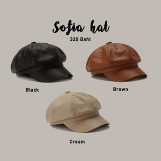 [เหลือ 201.- ใส่โค้ด DETNOV30] Sofia hat (3 colors)