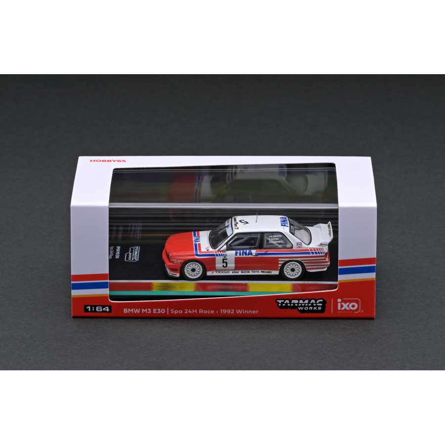 BMW M3 E30 SPA 24H RACE 1992 WINNER 1:64 (TARMAC WORKS)