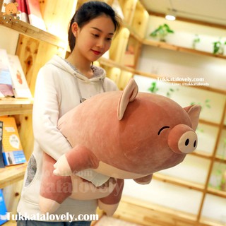 ตุ๊กตาหมูอ้วนกลม ขนาด 40-80 cm.